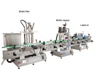 WINSKYS Commercial Filler,Capper, and label production line