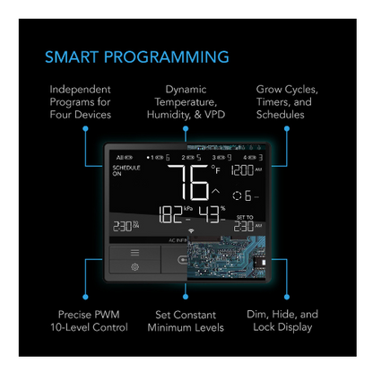 CONTROLLER 69 PRO Independent Programs for Four Devices smart programming