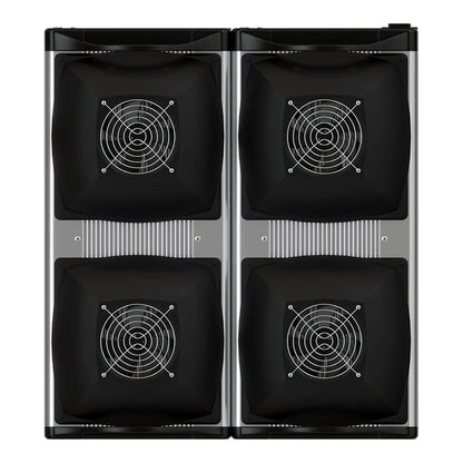 California LightWorks SolarSystem 1100 refurbished, overhead view of the four fan housings