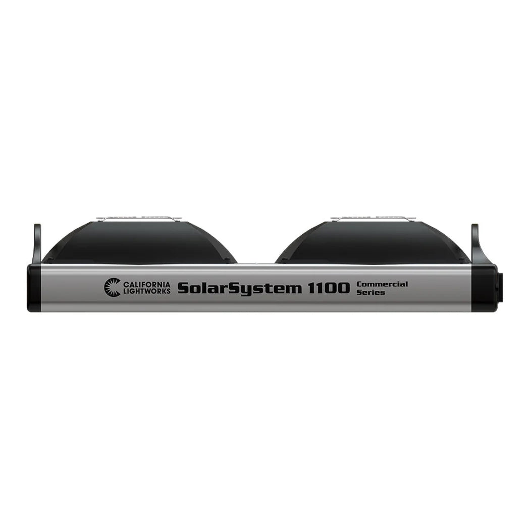 California LightWorks SolarSystem 1100 refurbished LED grow light, side profile