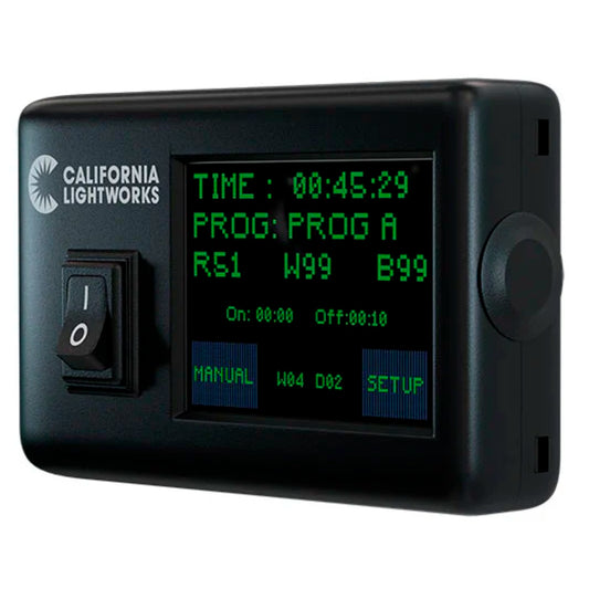 California LightWorks SolarSystem Touchscreen Controller display
