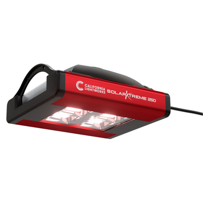 California LightWorks SolarXtreme 250 LED Grow Light in action