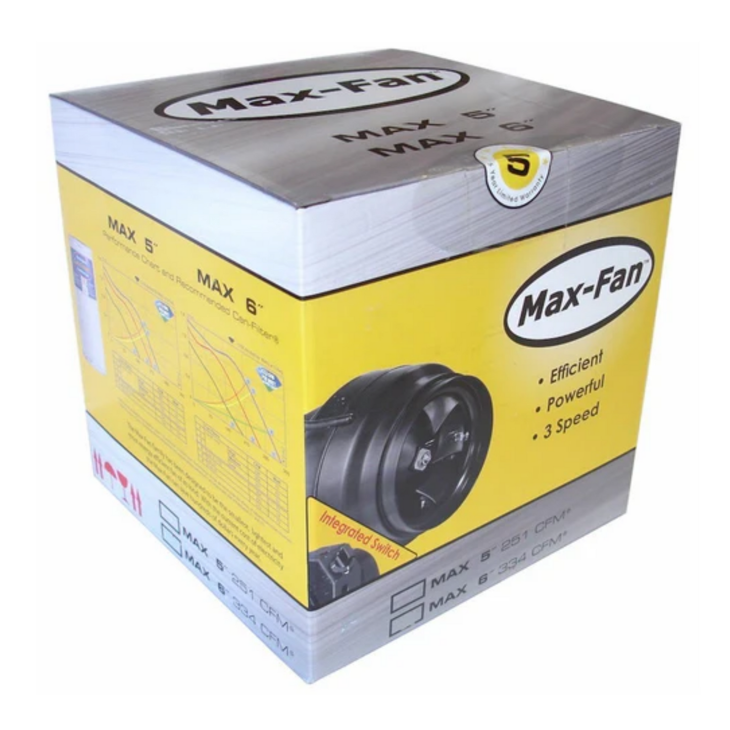 Can-Fan Max-Fan 6 inch - 334 CFM box