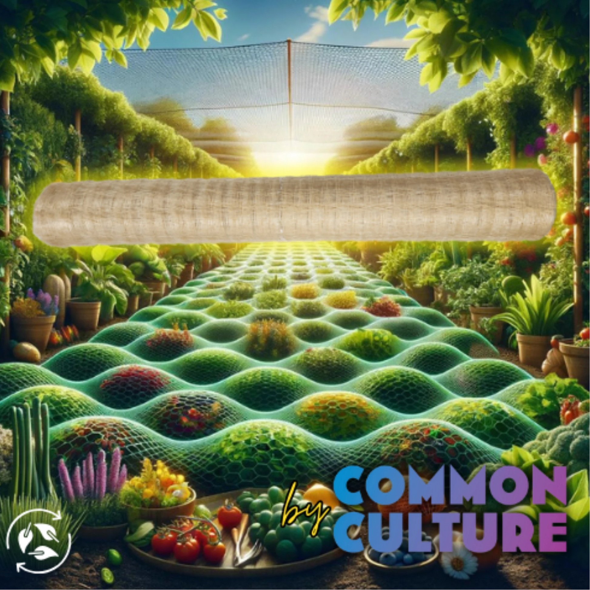 Common Culture Bio Trellis Netting Bulk Roll 5 Ft X 3280 illustration