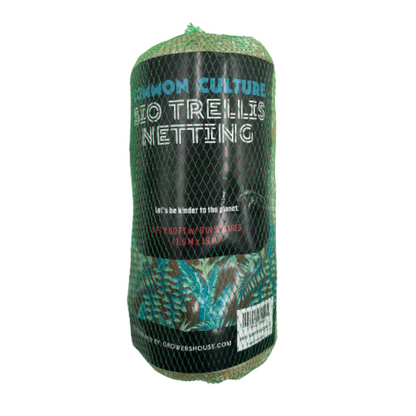 Common Culture Bio Trellis Netting Bulk Roll 5 ft x 60 ft with 6in Squares main image
