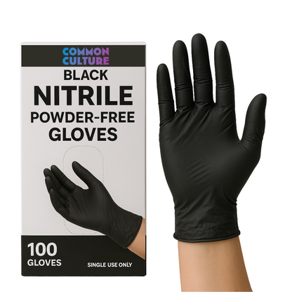 Common Culture Black Nitrile glove box
