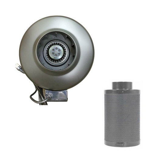 Common Culture Carbon Filter 4in x 12in + 4in Inline Duct Fan Combo