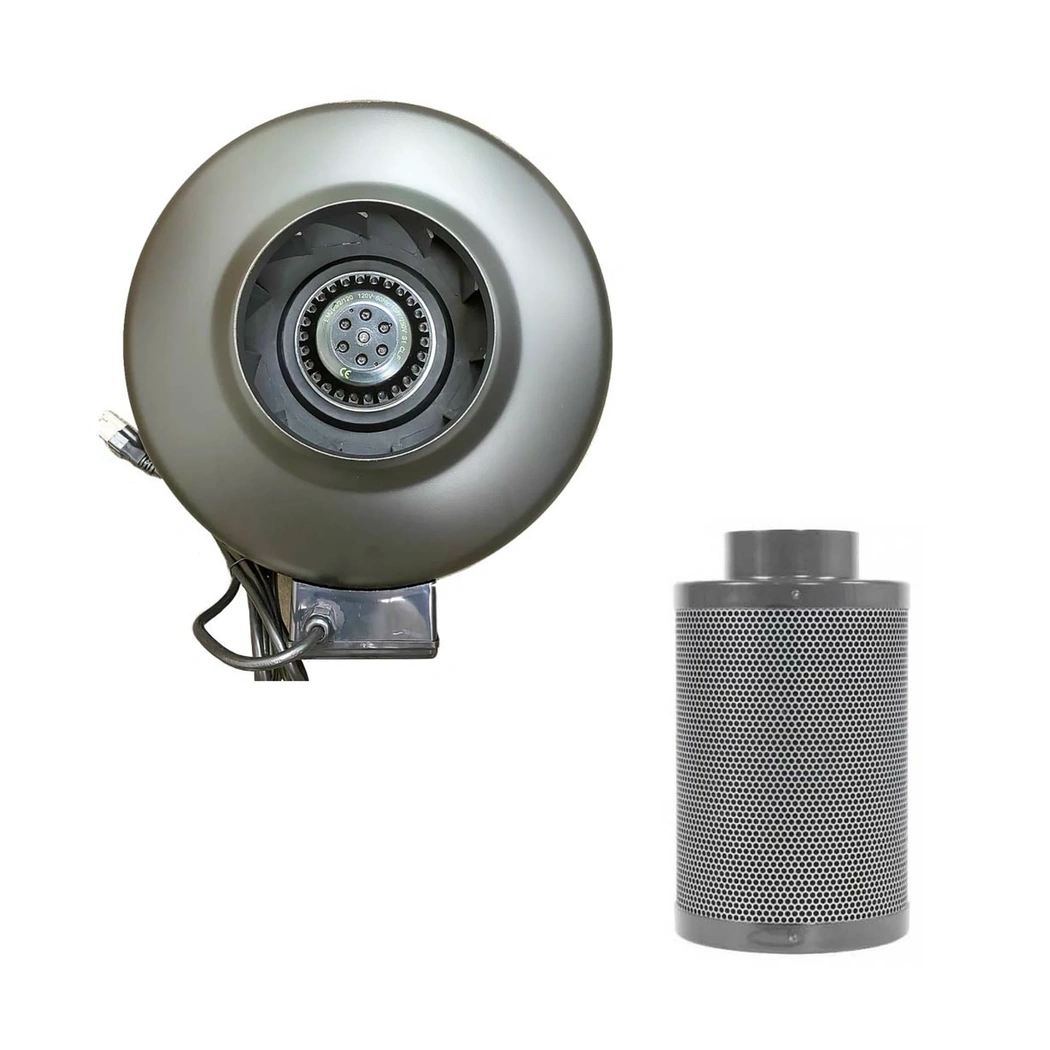 Common Culture Carbon Filter 4in x 12in + 4in Inline Duct Fan Combo main image