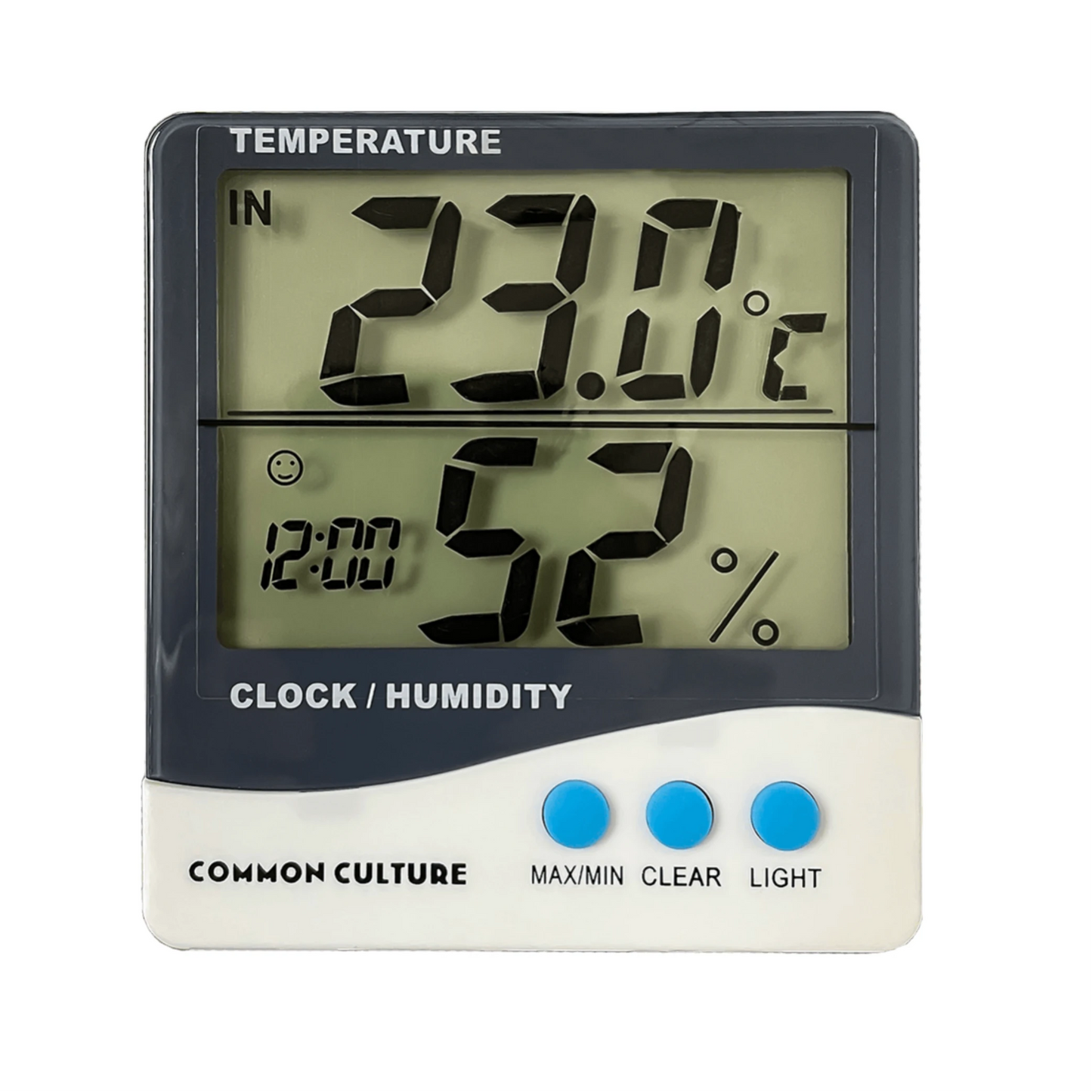 Common Culture Large Display Thermometer & Hygrometer main image