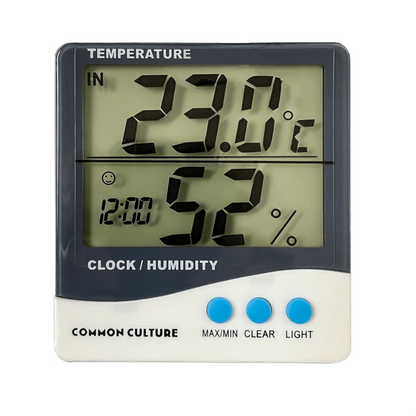 Common Culture Large Display Thermometer & Hygrometer main image