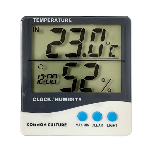 Common Culture Large Display Thermometer & Hygrometer main image