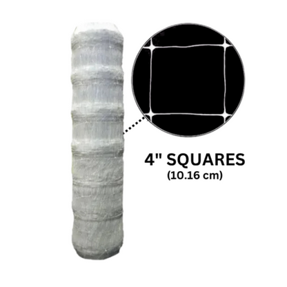 Common Culture Plastic Trellis Netting Bulk Roll 5 ft x 3,920 ft with 4in squares