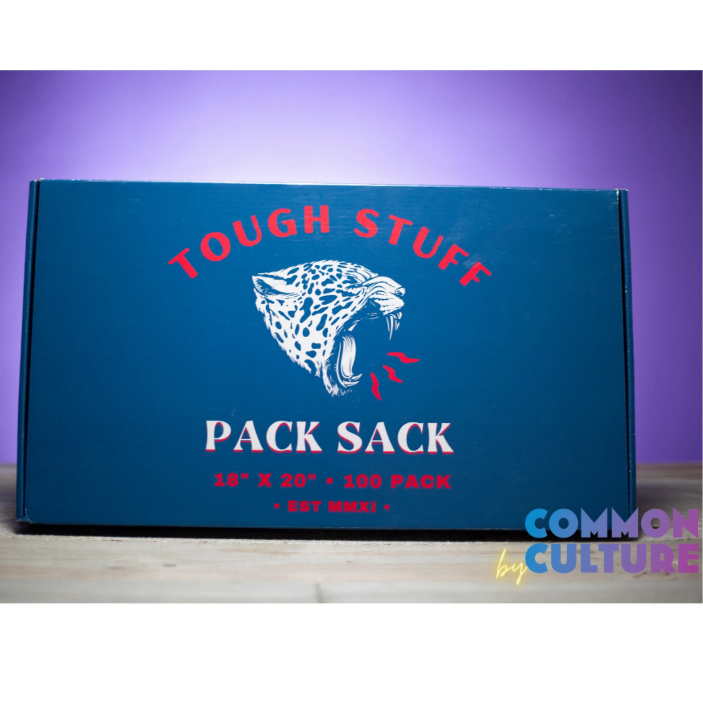 Common Culture Tough Stuff Pack Sack 18_ X 20_ - 100 Pack