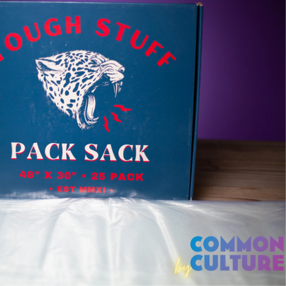 Common Culture Tough Stuff Pack Sack 48_ X 30_ - 25 Pack (Bin Liner) Behind Bags