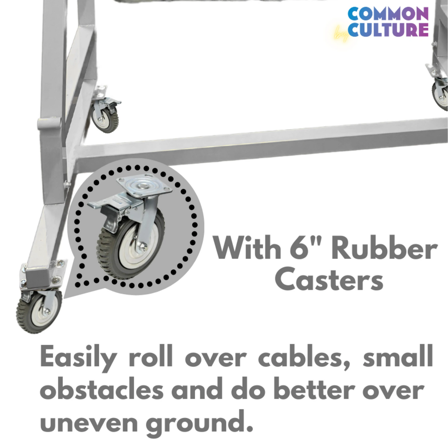 Common Culture Trellis Slayer 9000 for 4 rolls with 6in rubber casters