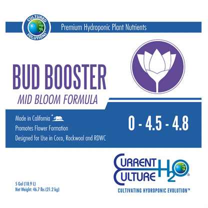 Cultured Solutions Bud Booster label