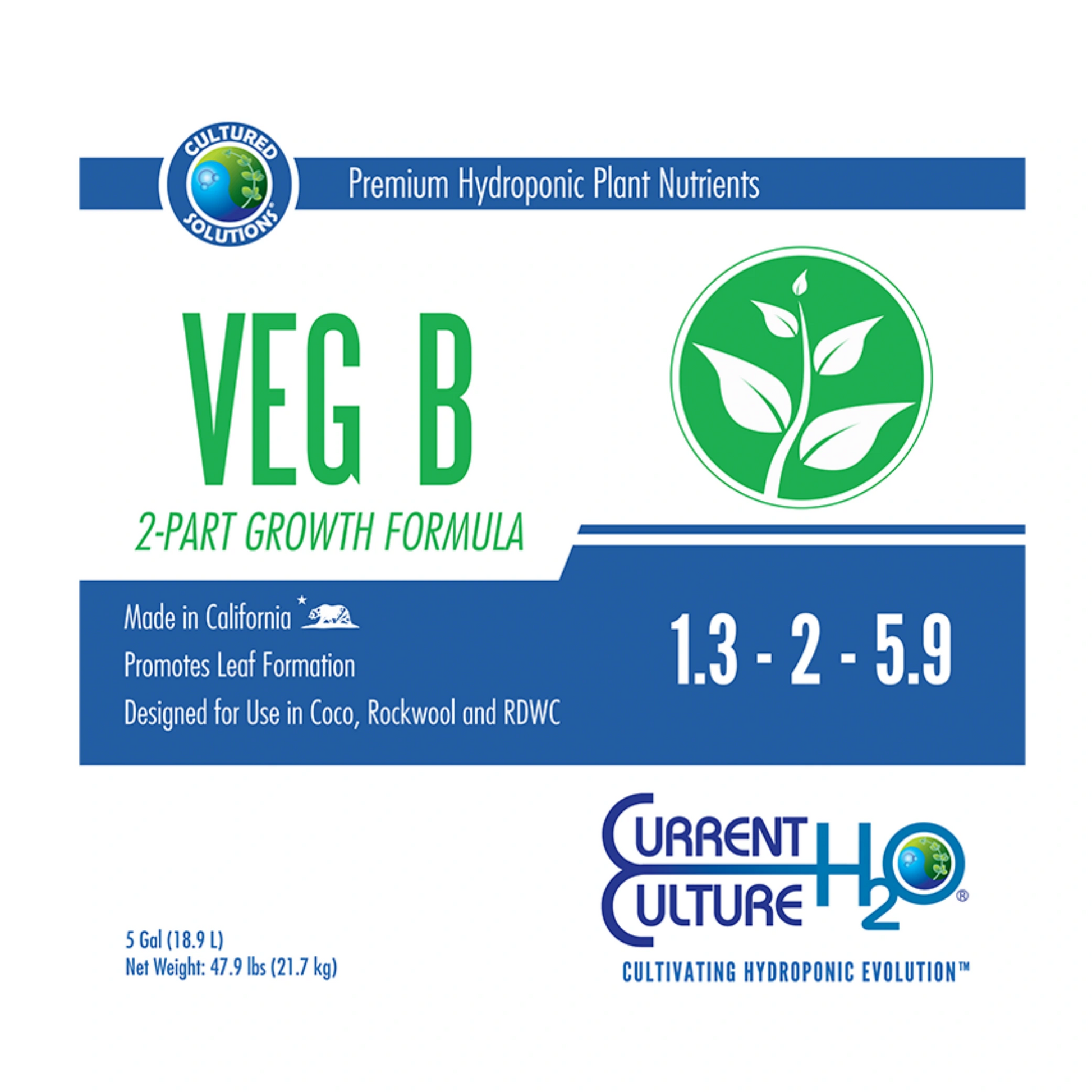 Cultured Solutions Veg B Label