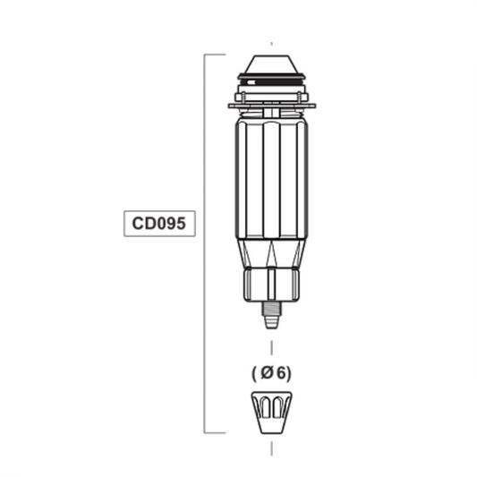 Dosatron COMPLETE INJECTION STEM ASSY FOR D25RE09 VF