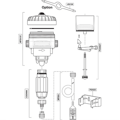 Dosatron INJECTION STEM ASSY AF FOR COMPACT D07RE5 parts