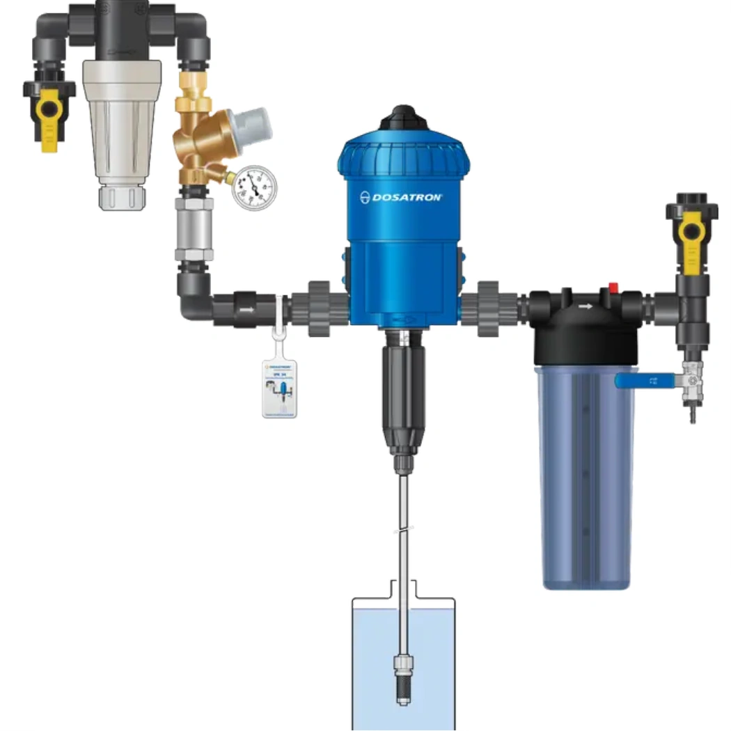 Dosatron INDUSTRIAL PLUMBING KIT 10GPM WITH MIXING CHAMBER