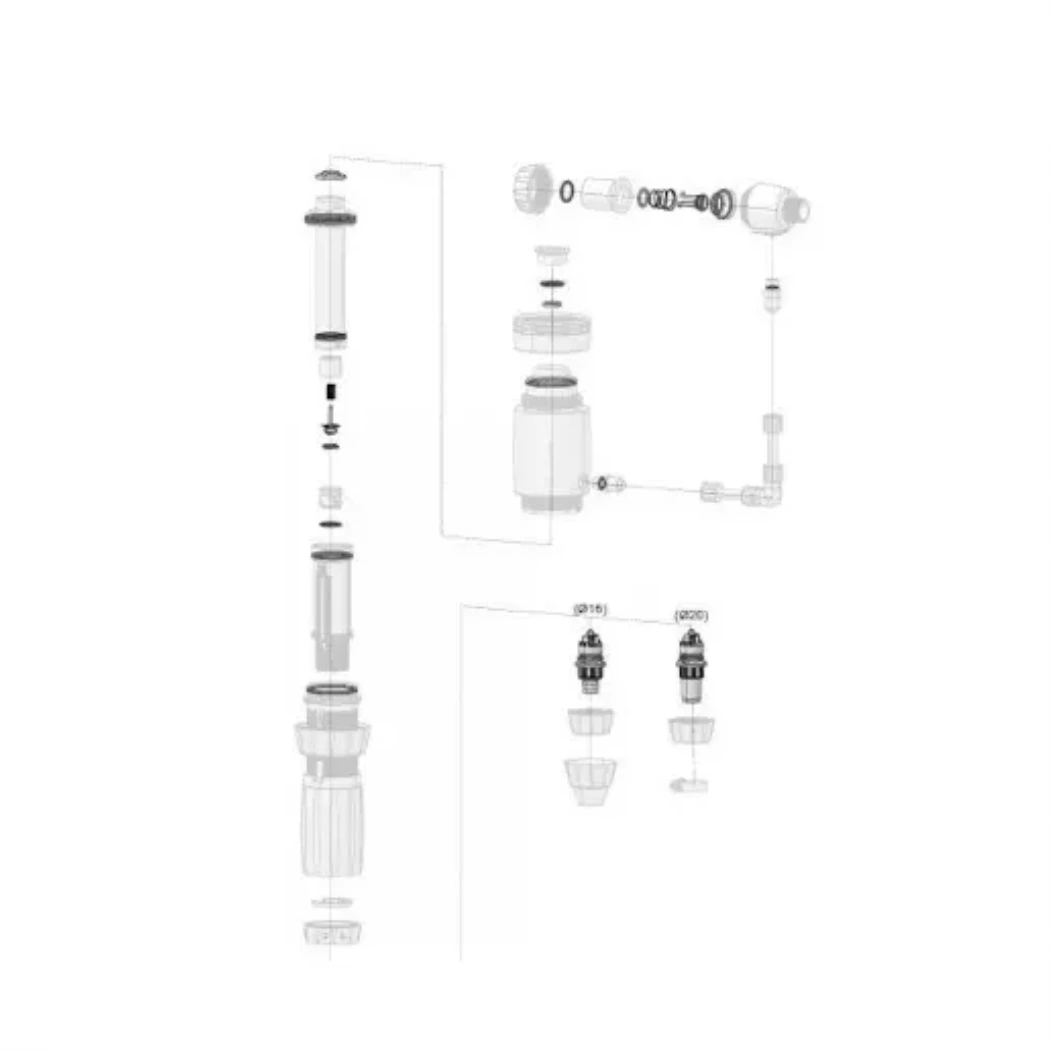 Dosatron SEAL KIT FOR D14MZ520 VF SEALS
