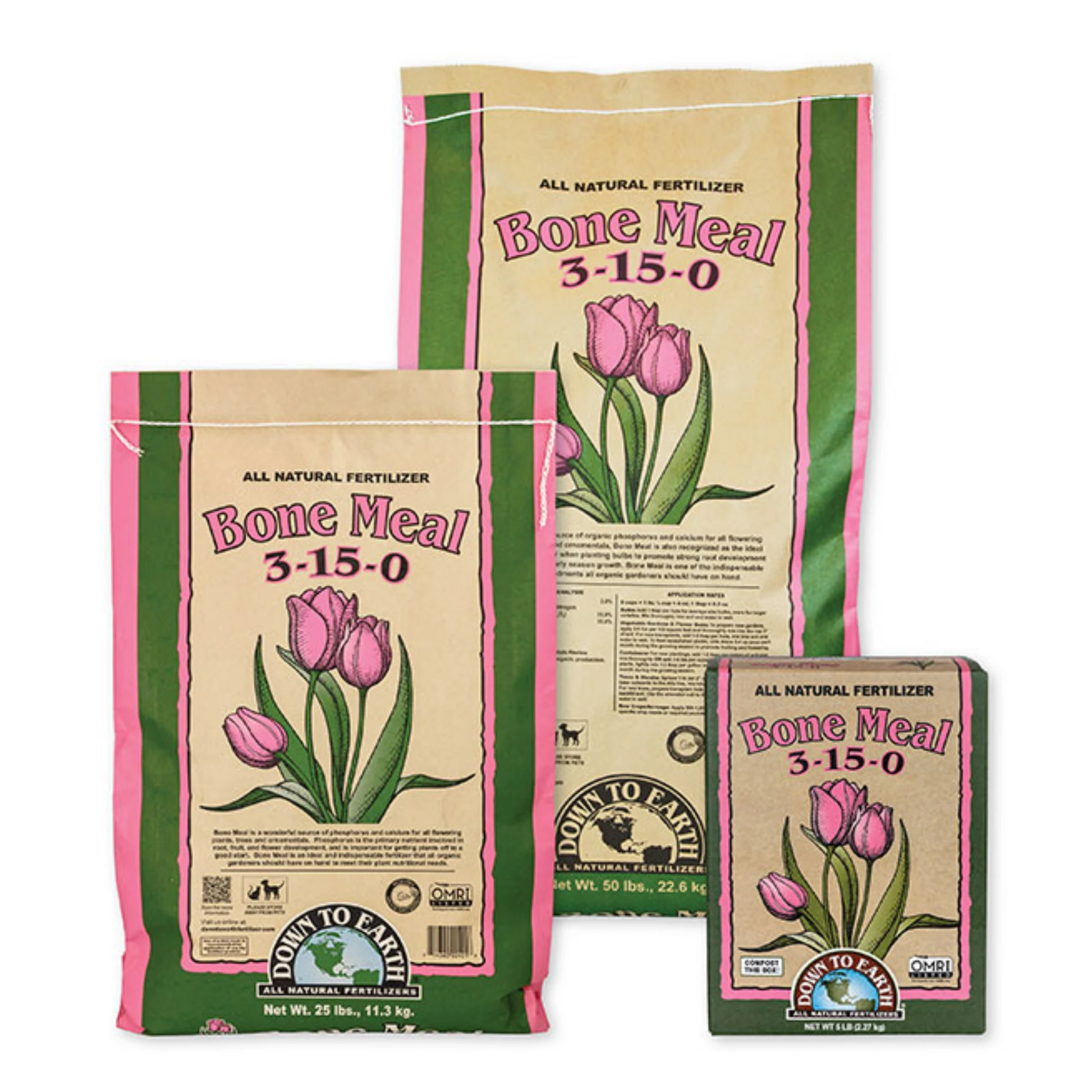 phosphorus plant fertilizer Down To Earth Bone Meal (3-15-0)