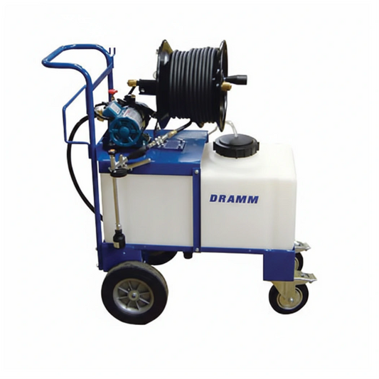 Dramm 20 Gallon tank with cart