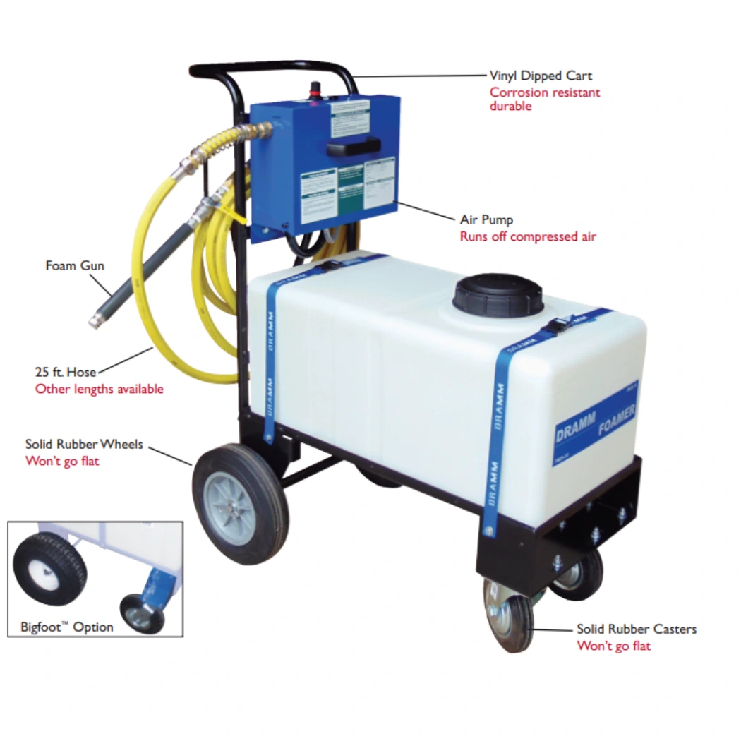 Dramm Air Powered Foamer 20 gallon parts