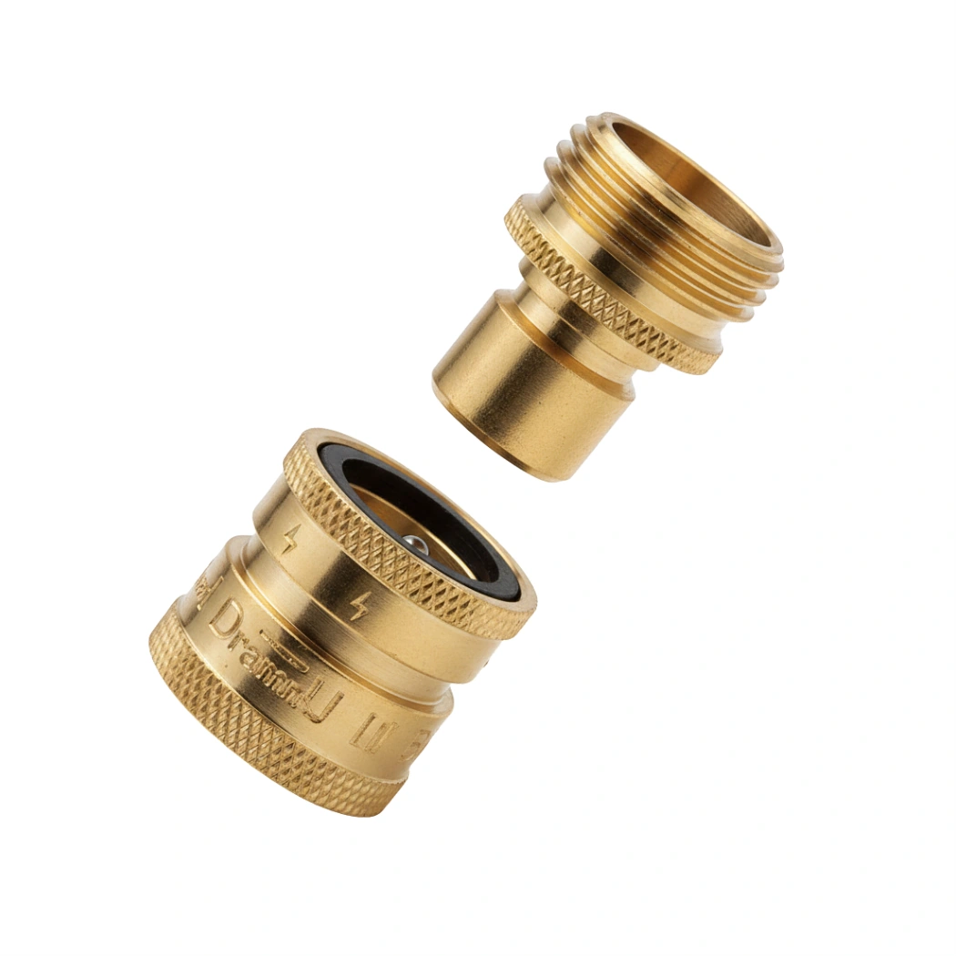 Dramm Brass Quick Disconnect Full Flow Pair main image 