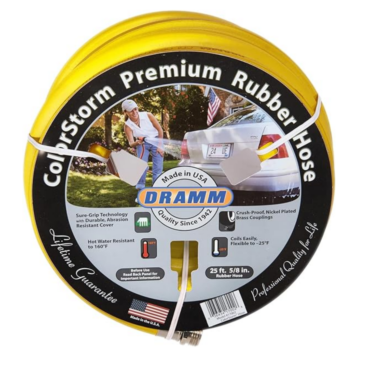 Dramm ColorStorm Yellow Hose 5_8- 100 Ft main image