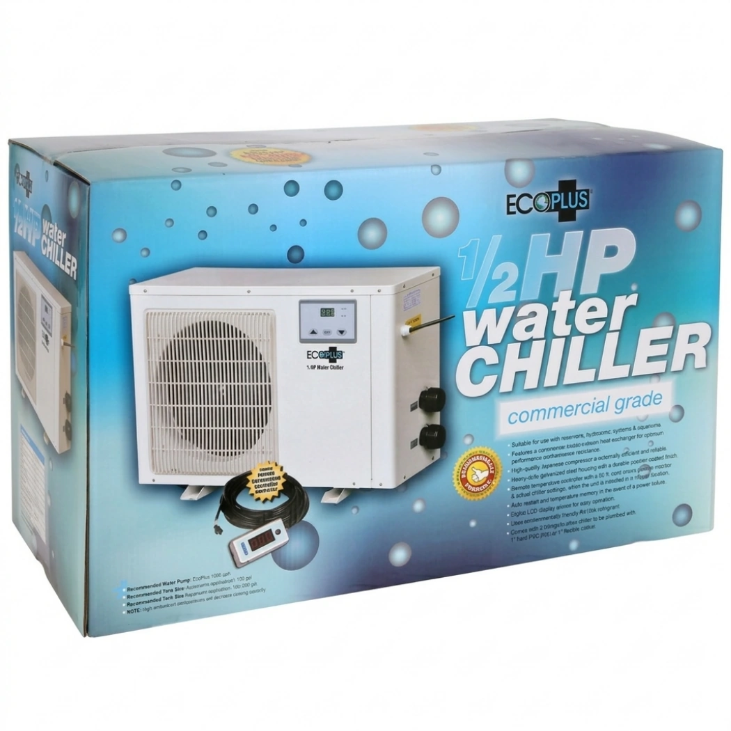 EcoPlus Commercial Grade Water Chiller 12 HP box