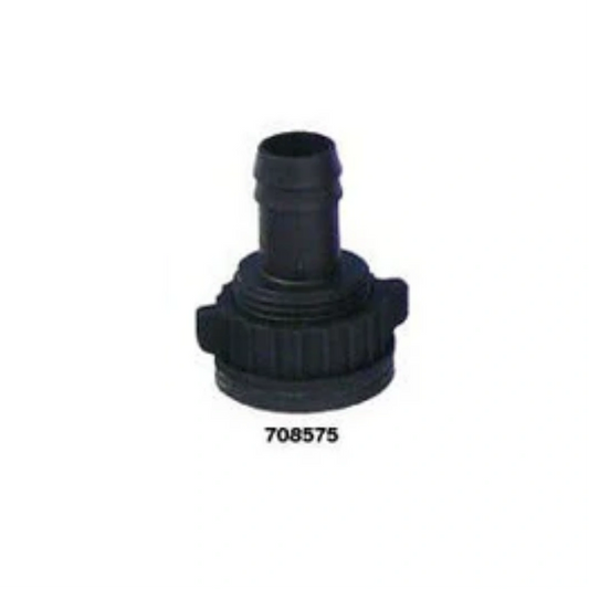 EcoPlus 1/2 in Tub Outlet | Ebb and Flow Bulkhead Fitting