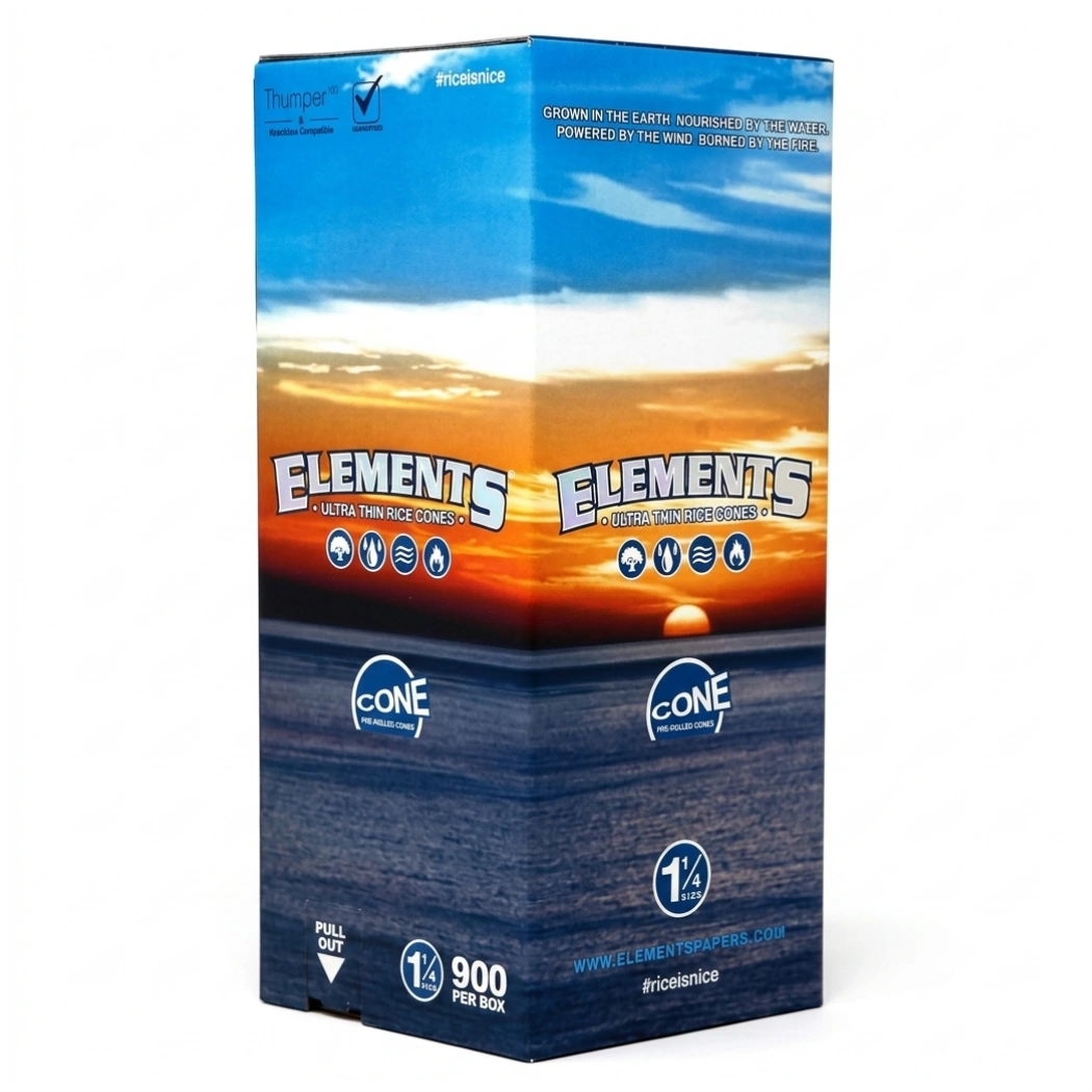 Elements Pre-Rolled 1 1/4 900pk Bulk Cones main image