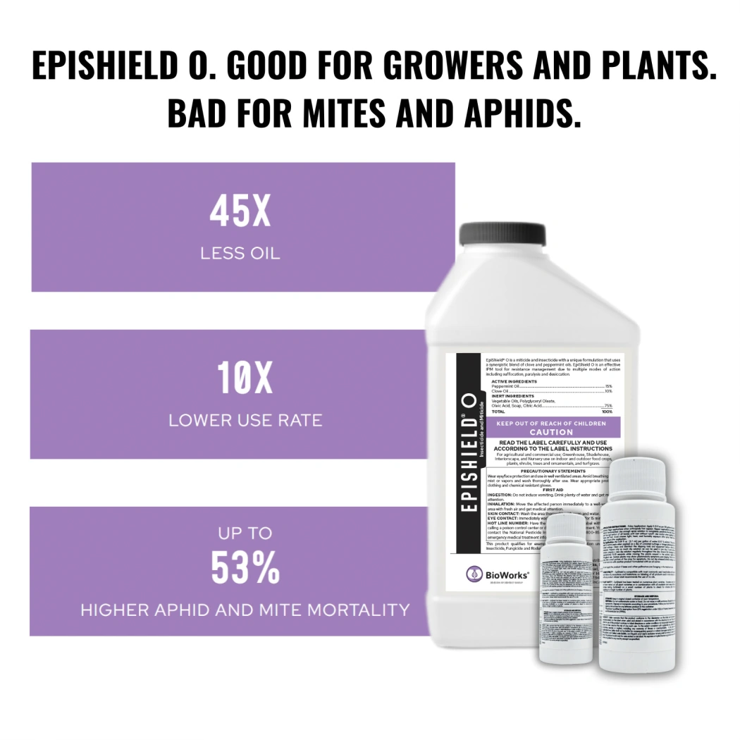 Essential Oil Based Insecticides Bioworks Epishield O - Commercial Sizes - Essential Oil Miticide ...