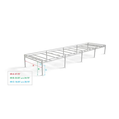 Fast fit continuous bench 4ft width