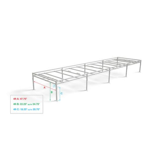 Fast fit continuous bench 4ft width