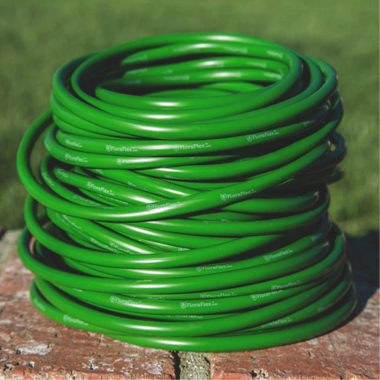 FloraFlex 3_16 in ID - 1_4 in OD Green Tubing 100 ft Roll