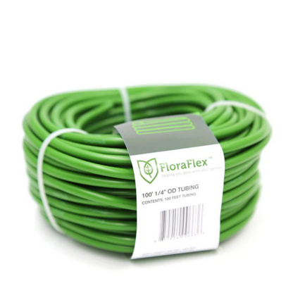 FloraFlex 3_16 in ID - 1_4 in OD Green Tubing 100 ft Roll main image