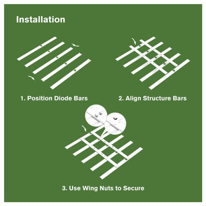 FloraFlex 400W Full Spectrum LED Grow Light installation