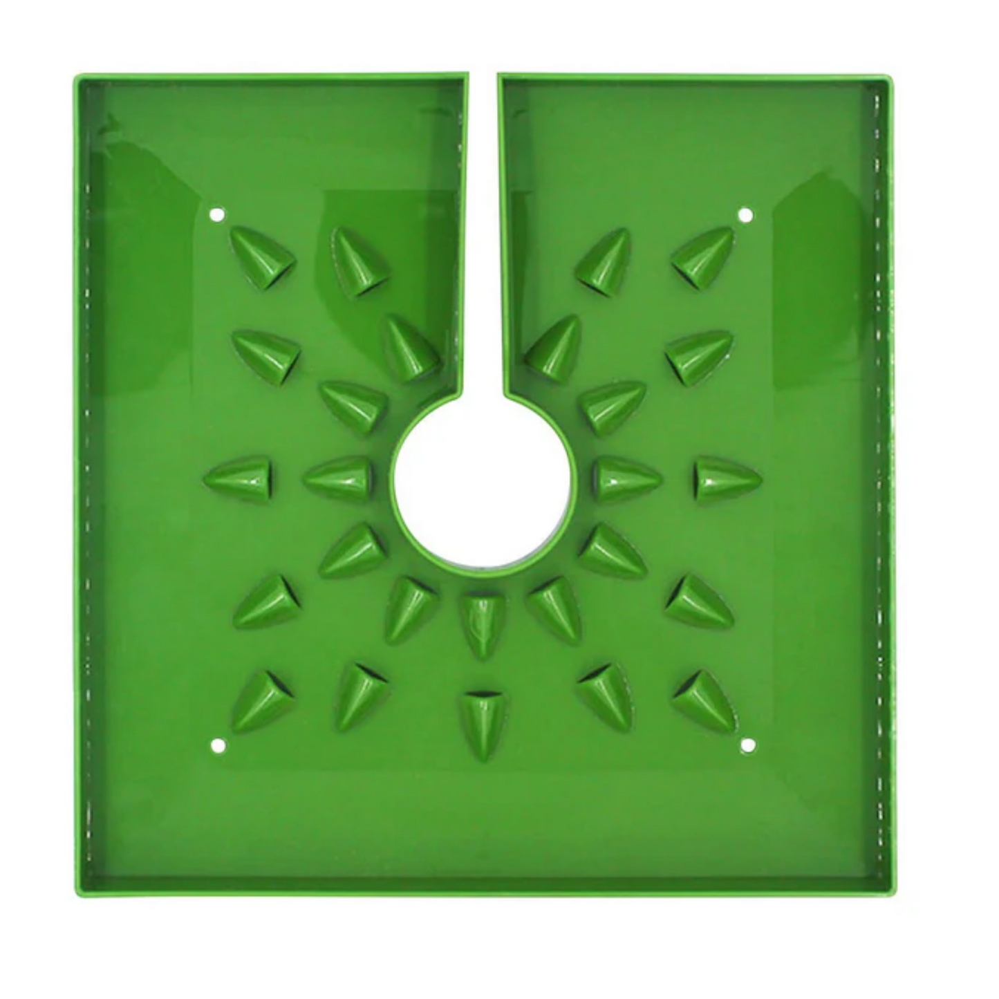 FloraFlex 8 in FloraCap 3.0 Top Feed Dripper for Rockwool Cubes bottom top view