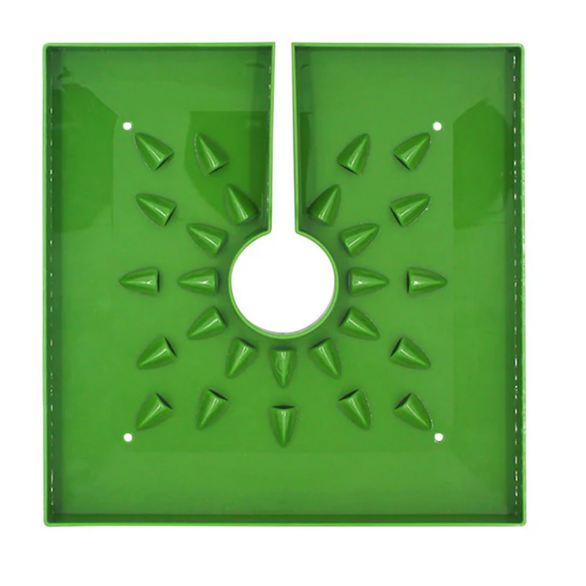 FloraFlex 8 in FloraCap 3.0 Top Feed Dripper for Rockwool Cubes bottom top view