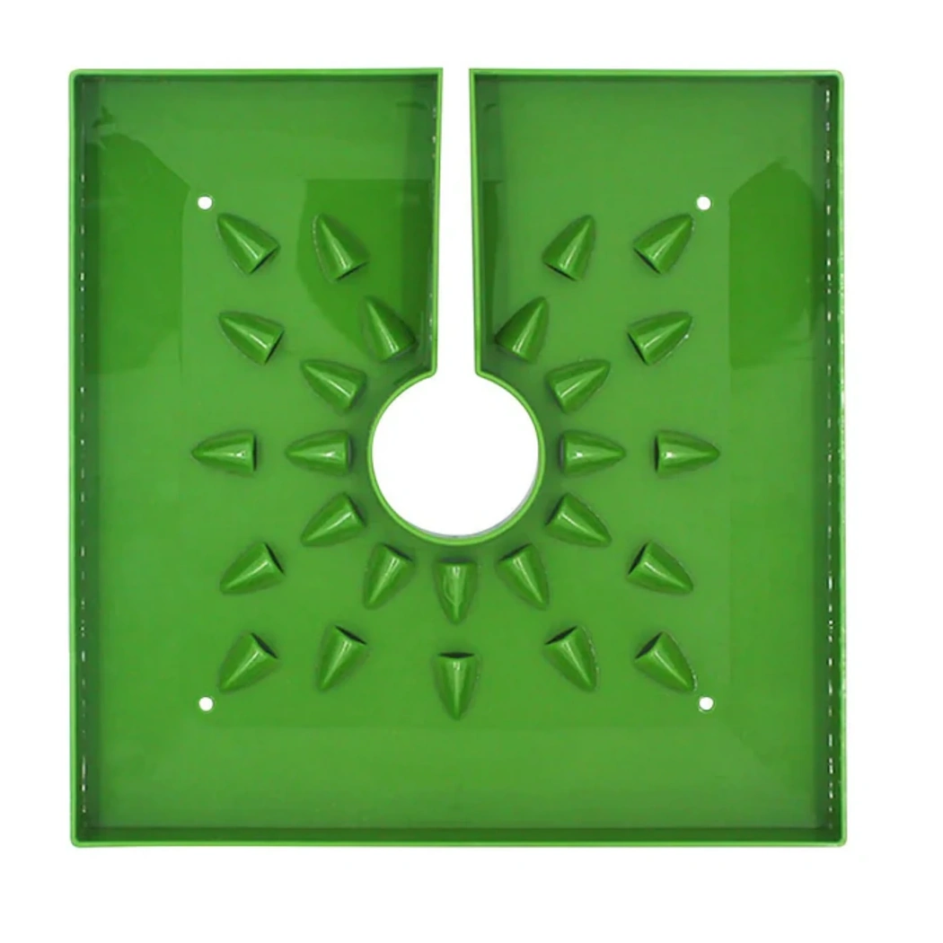 FloraFlex 8 in FloraCap 3.0 Top Feed Dripper for Rockwool Cubes bottom top view