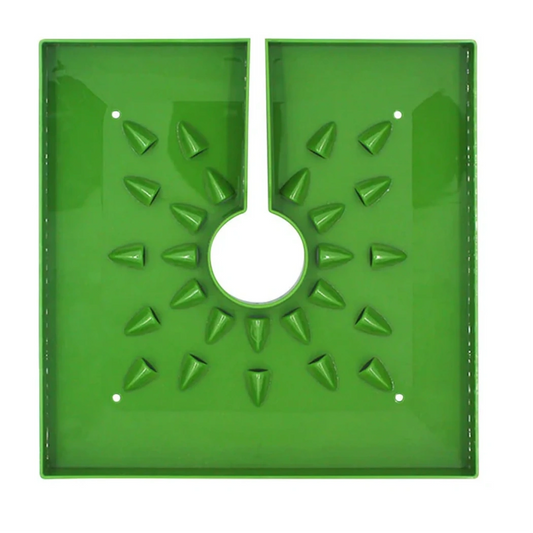 FloraFlex 8 in FloraCap 3.0 Top Feed Dripper for Rockwool Cubes bottom top view