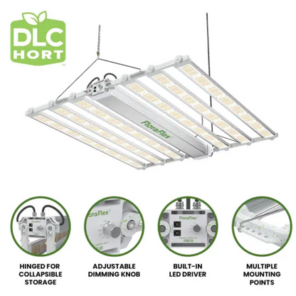 FloraFlex DLC 1200W 6-BAR LED DLC HORT