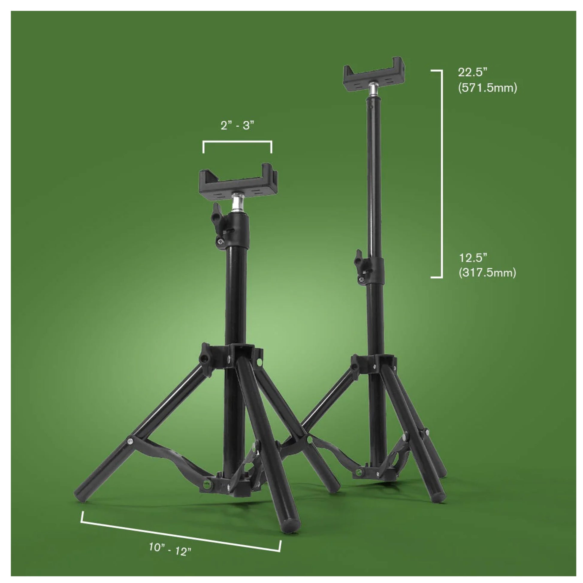 FloraFlex Under Canopy Adjustable Stands 12.5 - 22.5 dimensions