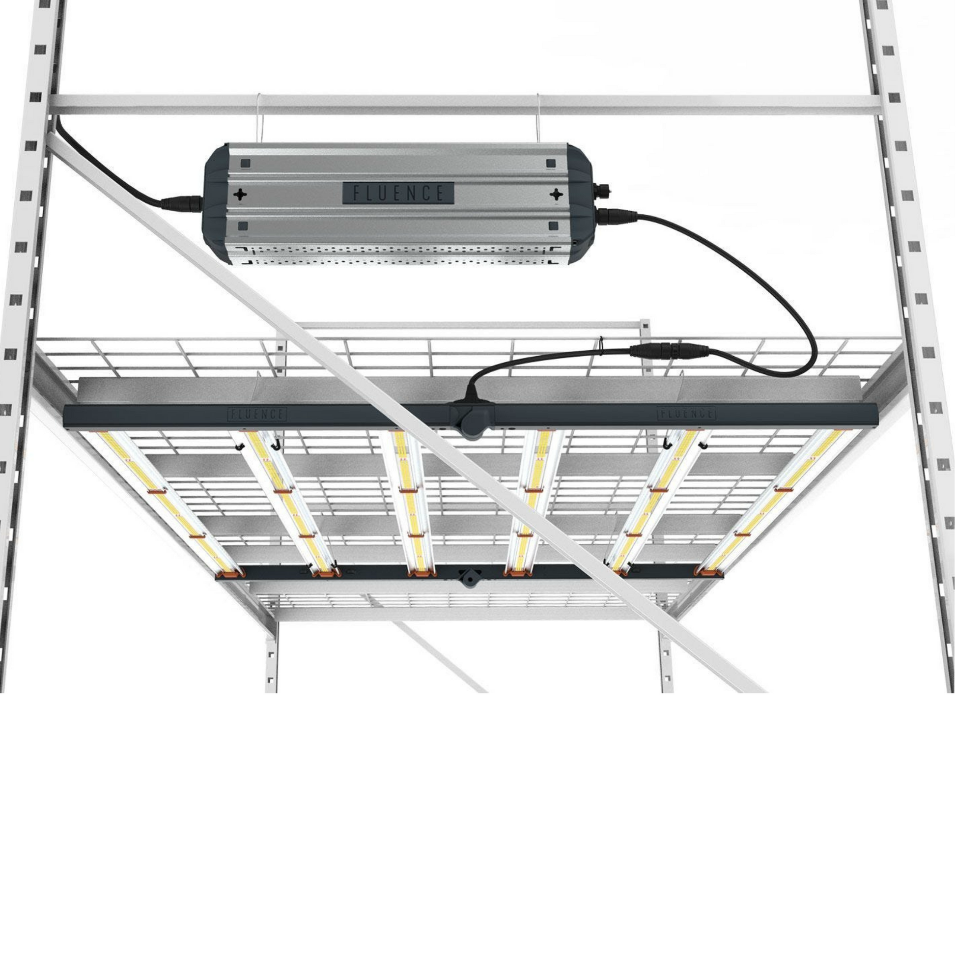 Fluence SPYDR 2p 632W mounted in a rack