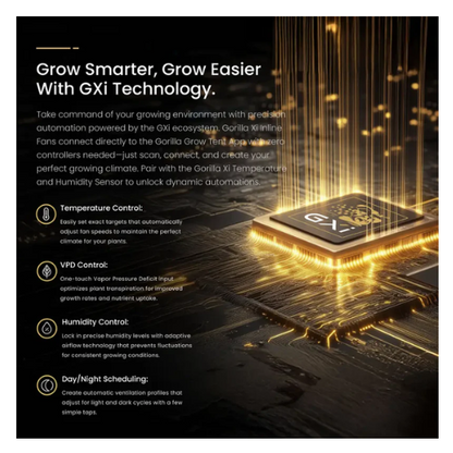 GXi 8 - Wireless Intelligent Inline Fan GXi Technology