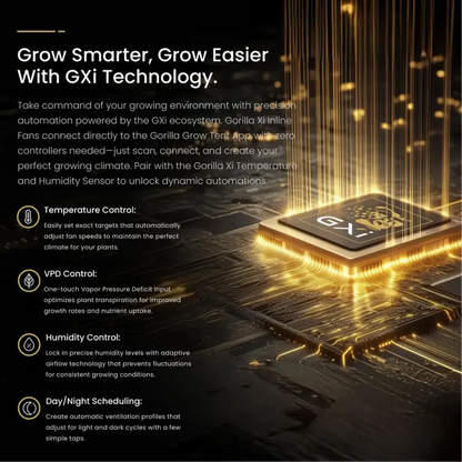 GXi 8 - Wireless Intelligent Inline Fan GXi Technology