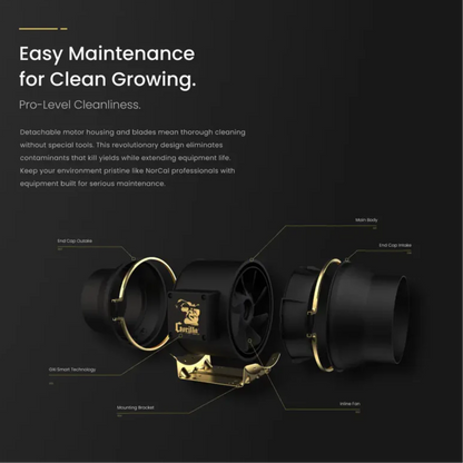 GXi 8 - Wireless Intelligent Inline Fan easy maintenance