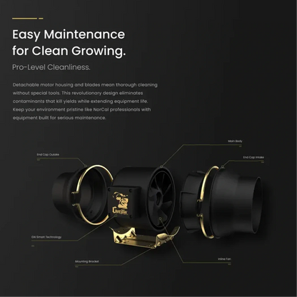 GXi 8 - Wireless Intelligent Inline Fan easy maintenance